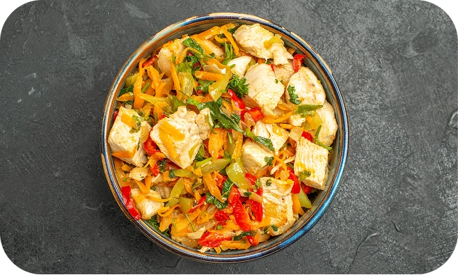 Grilled Tofu Vegetables